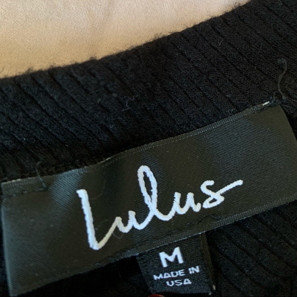 Lulus Ribbed Bodysuit - Picture 2 of 3